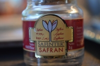 Kalbsleber in Mandel-Safran-Sauce