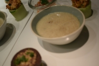 Kohlrabi-Suppe mit Wasabi